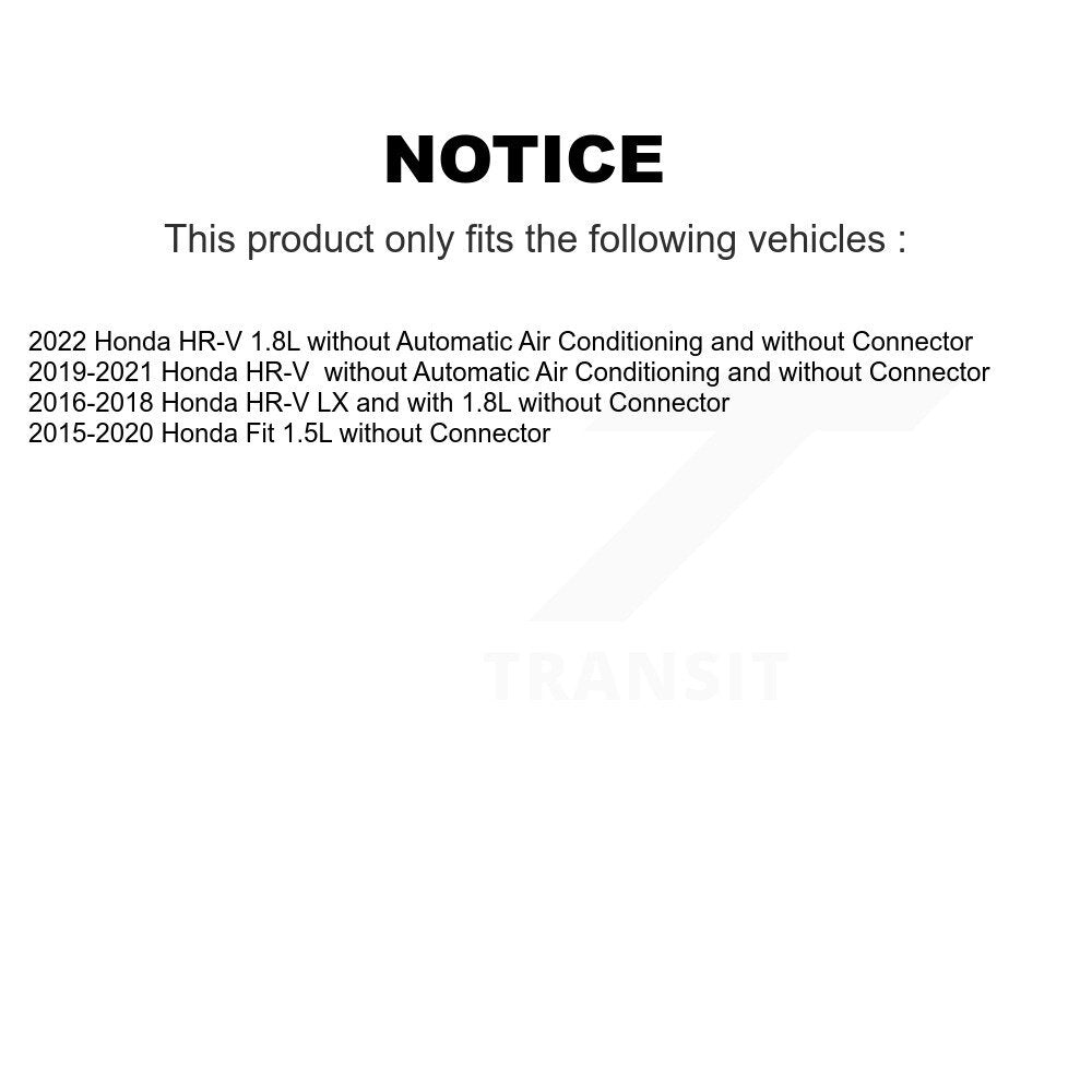 HVAC Blower Motor Resistor SEN-2BMR0446 For Honda HR-V Fit
