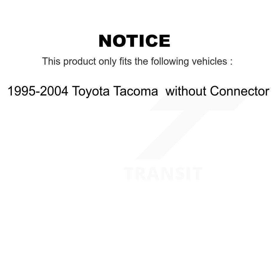 HVAC Blower Motor Resistor SEN-2BMR0496 For 1995-2004 Toyota Tacoma without Connector