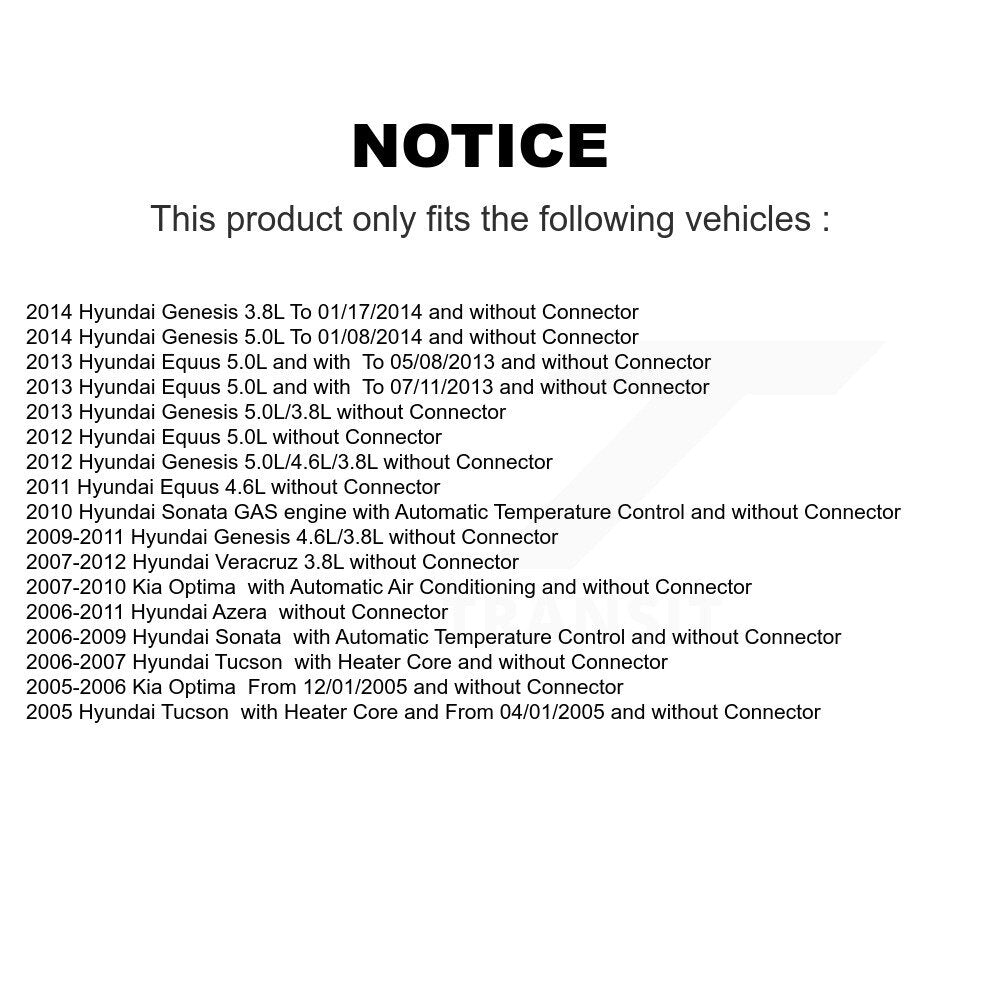 HVAC Blower Motor Resistor SEN-2BMR0575 For Hyundai Sonata Tucson Veracruz Genesis Kia Optima Azera