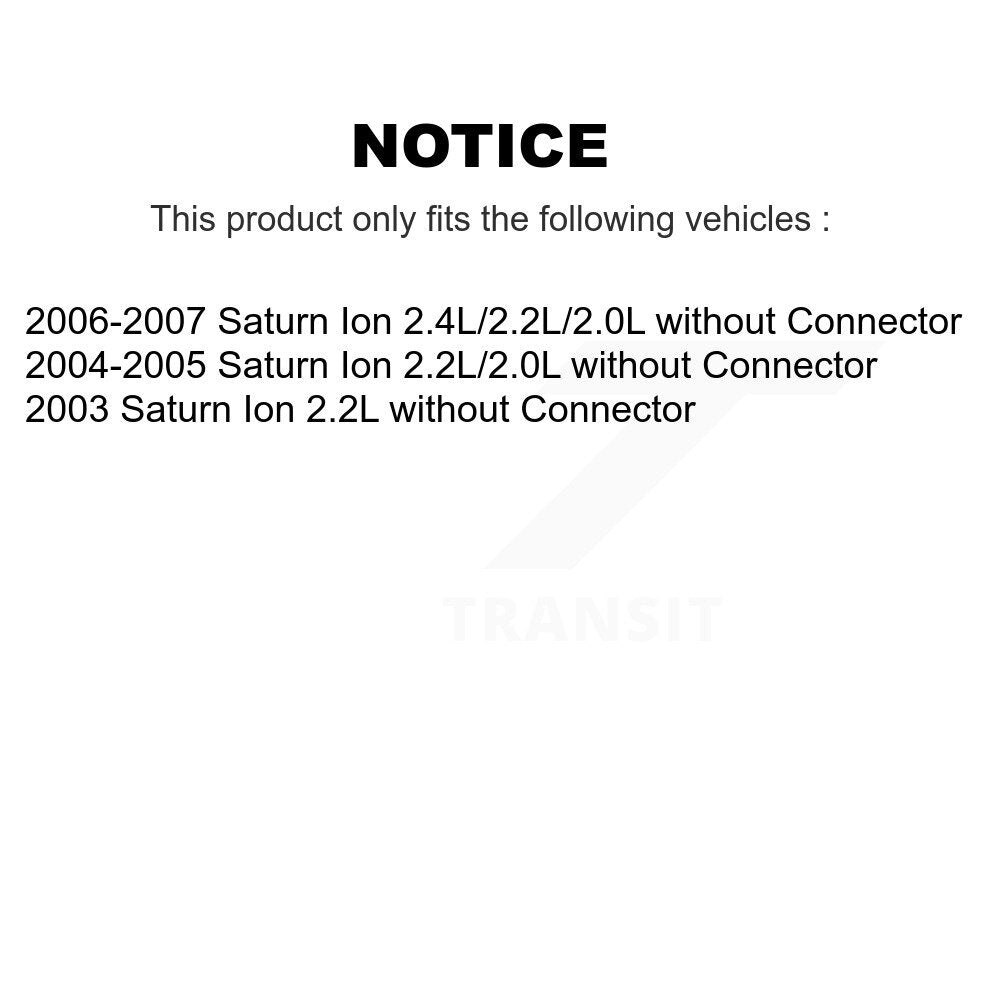 HVAC Blower Motor Resistor SEN-2BMR1004 For Saturn Ion without Connector