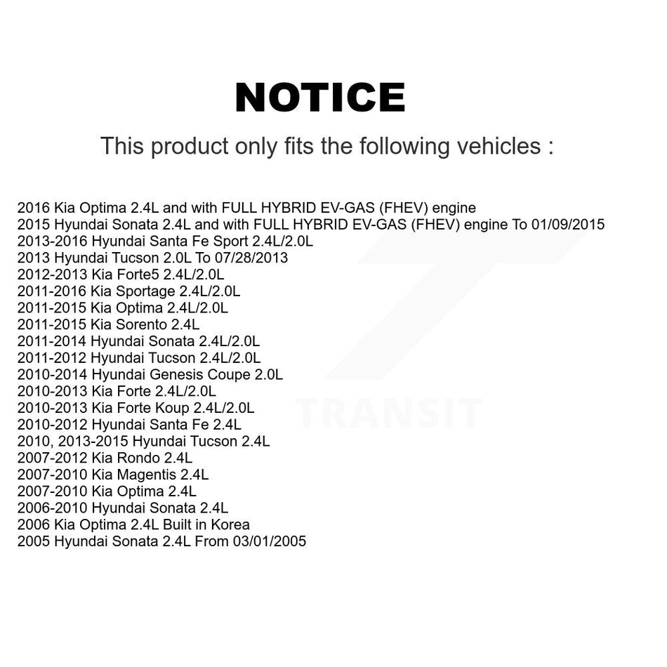 Engine Camshaft Position Sensor SEN-2CAM0300 For Hyundai Kia Sonata Santa Fe Sport Tucson Sorento