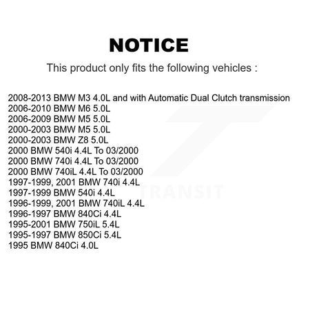 Engine Crankshaft Position Sensor SEN-2CRK0001 For BMW M3 M5 540i M6 740i 740iL Z8 750iL 840Ci 850Ci