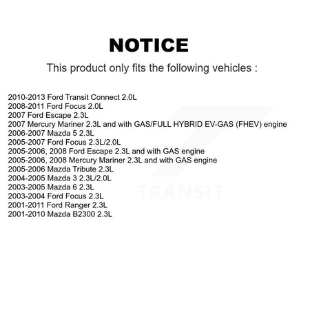 Engine Crankshaft Position Sensor SEN-2CRK0030 For Ford Ranger Focus Escape Mazda Transit Connect 3