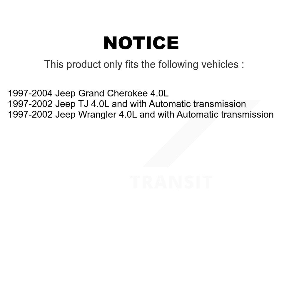 Engine Crankshaft Position Sensor SEN-2CRK0038 For Jeep Wrangler Grand Cherokee TJ