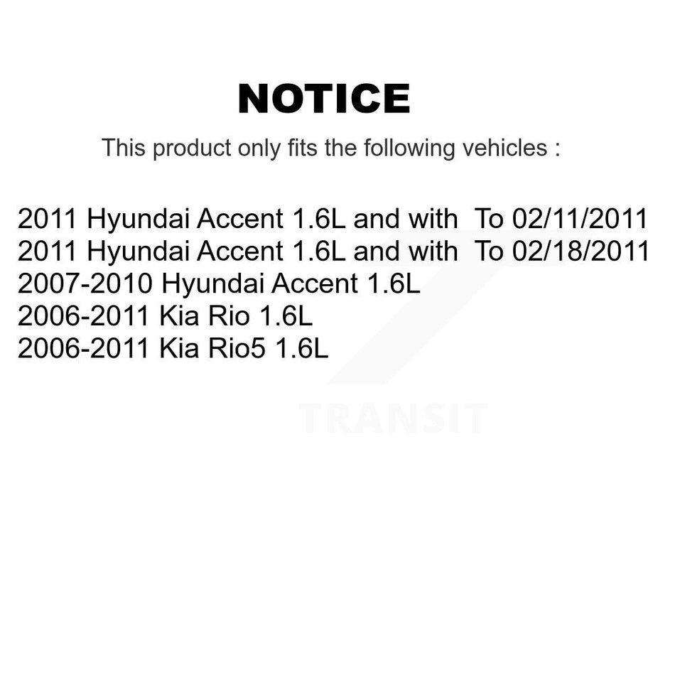 Engine Crankshaft Position Sensor SEN-2CRK0050 For Hyundai Accent Kia Rio Rio5
