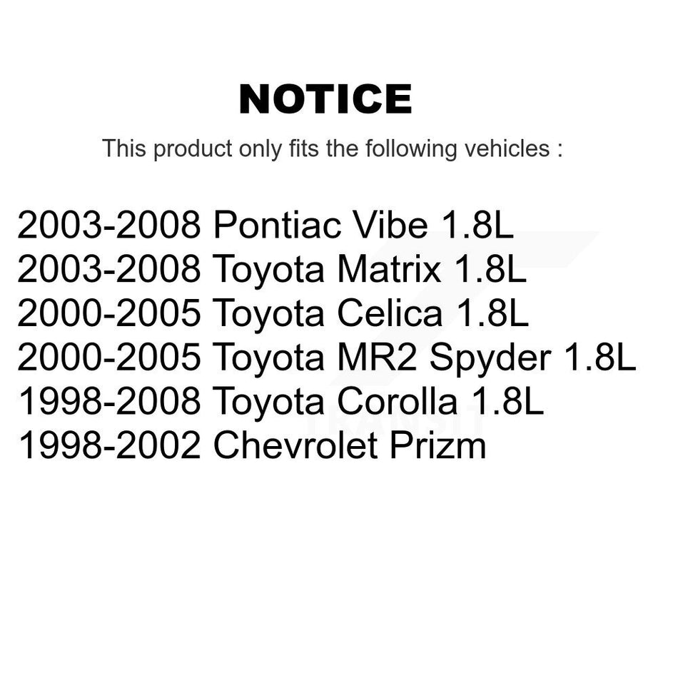 Engine Crankshaft Position Sensor SEN-2CRK0084 For Toyota Corolla Matrix Pontiac Vibe Celica MR2