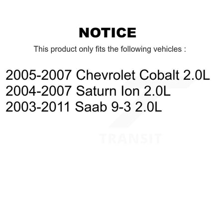Engine Crankshaft Position Sensor SEN-2CRK0090 For Chevrolet Cobalt Saturn Ion Saab 9-3 2.0L