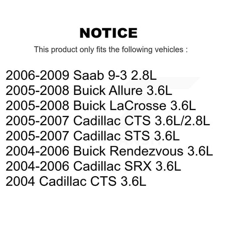 Engine Crankshaft Position Sensor SEN-2CRK0332 For Buick LaCrosse Cadillac Allure CTS Rendezvous 9-3
