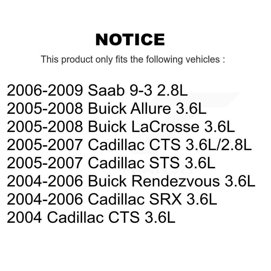 Engine Crankshaft Position Sensor SEN-2CRK0332 For Buick LaCrosse Cadillac Allure CTS Rendezvous 9-3