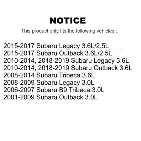 Engine Crankshaft Position Sensor SEN-2CRK0343 For Subaru Outback Legacy Tribeca B9