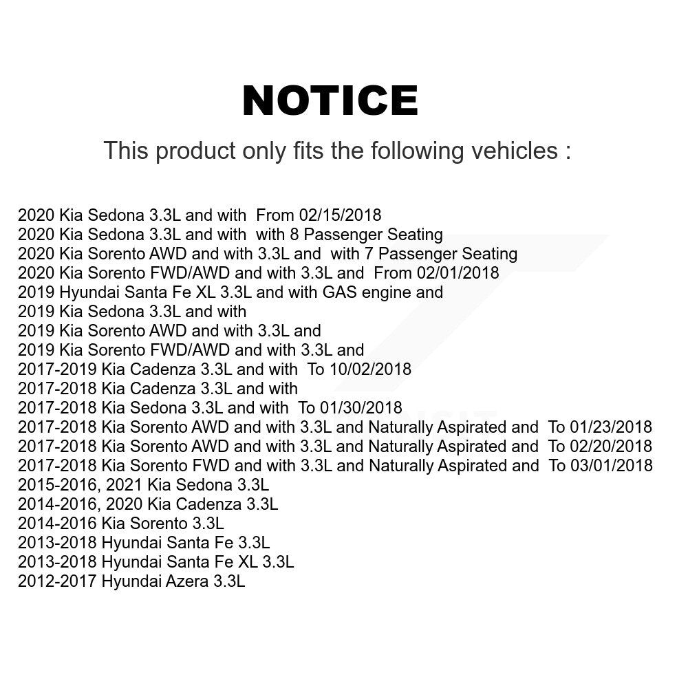 Engine Crankshaft Position Sensor SEN-2CRK0356 For Kia Sorento Hyundai Santa Fe Sedona XL Cadenza