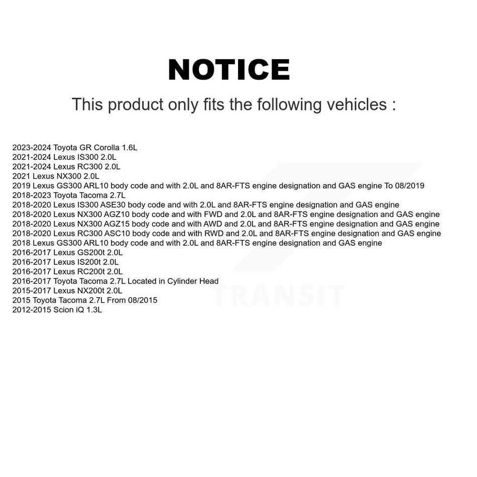 Engine Position Sensor SEN-2CRK0363 For Toyota Tacoma Lexus NX300 NX200t IS300 Scion iQ GR Corolla