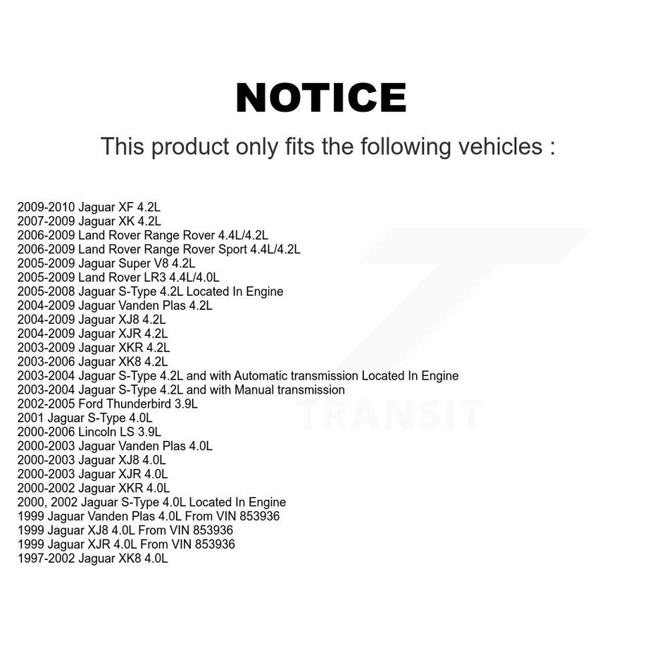 Engine Crankshaft Position Sensor SEN-2CRK0373 For Jaguar Land Rover Ford Thunderbird LR3 Range XK8