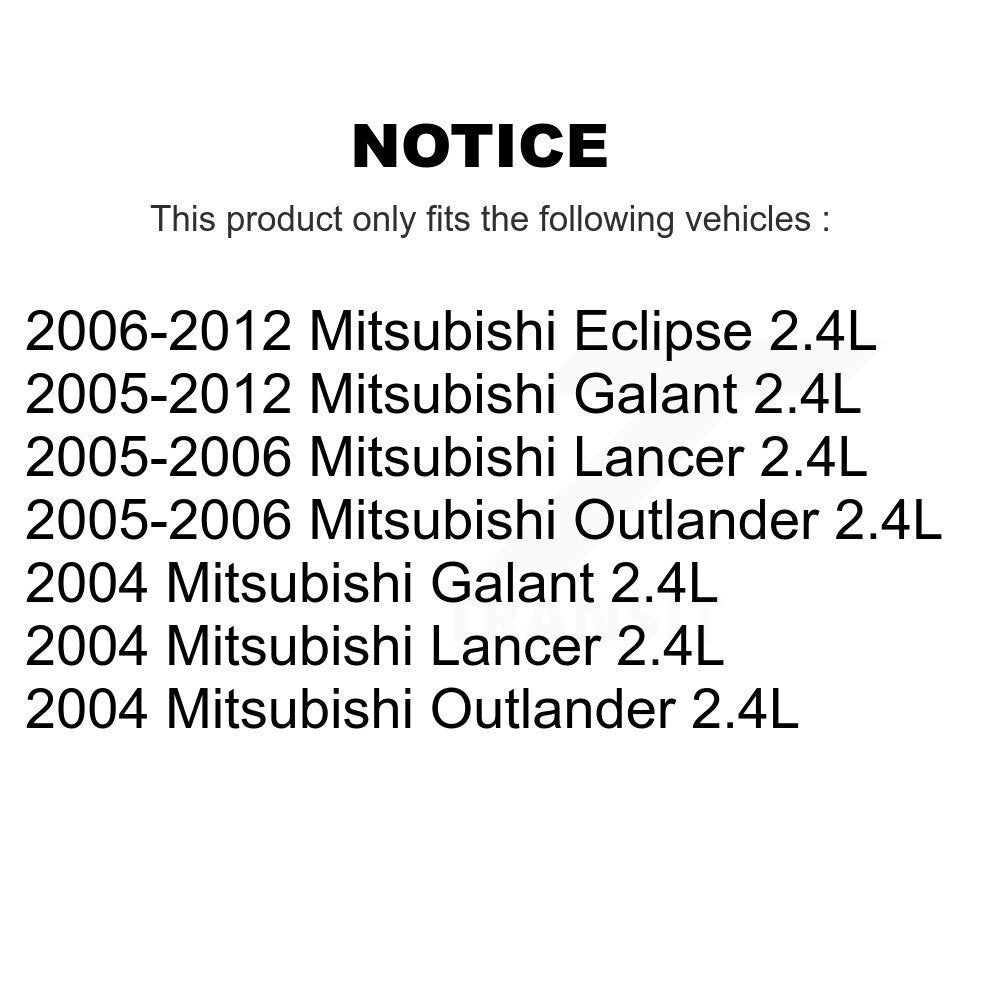Engine Crankshaft Position Sensor SEN-2CRK0386 For Mitsubishi Eclipse Lancer Outlander Galant 2.4L