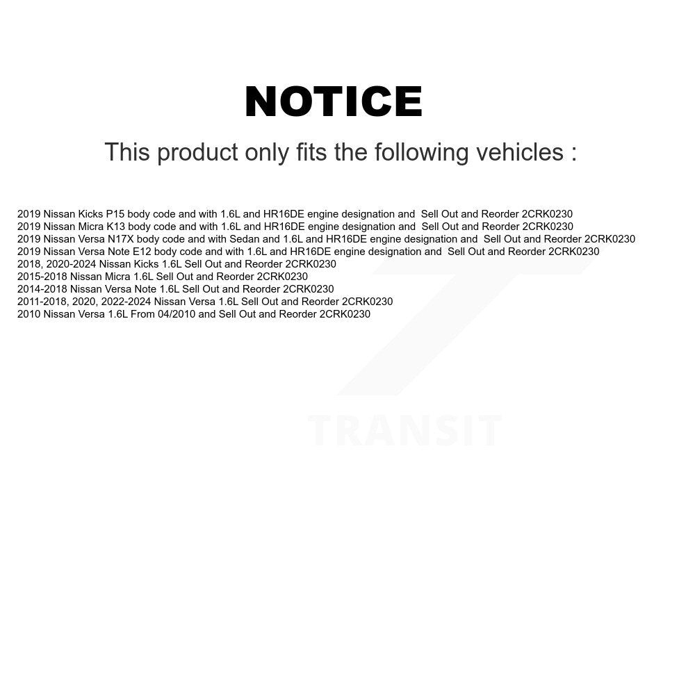 Engine Crankshaft Position Sensor SEN-2CRK0420 For Nissan Kicks Micra Versa Note