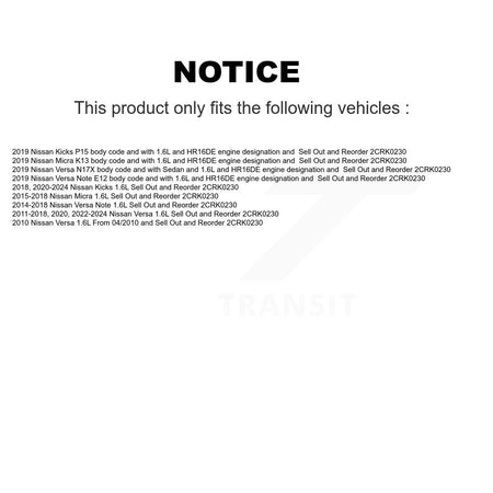 Engine Crankshaft Position Sensor SEN-2CRK0420 For Nissan Kicks Micra Versa Note