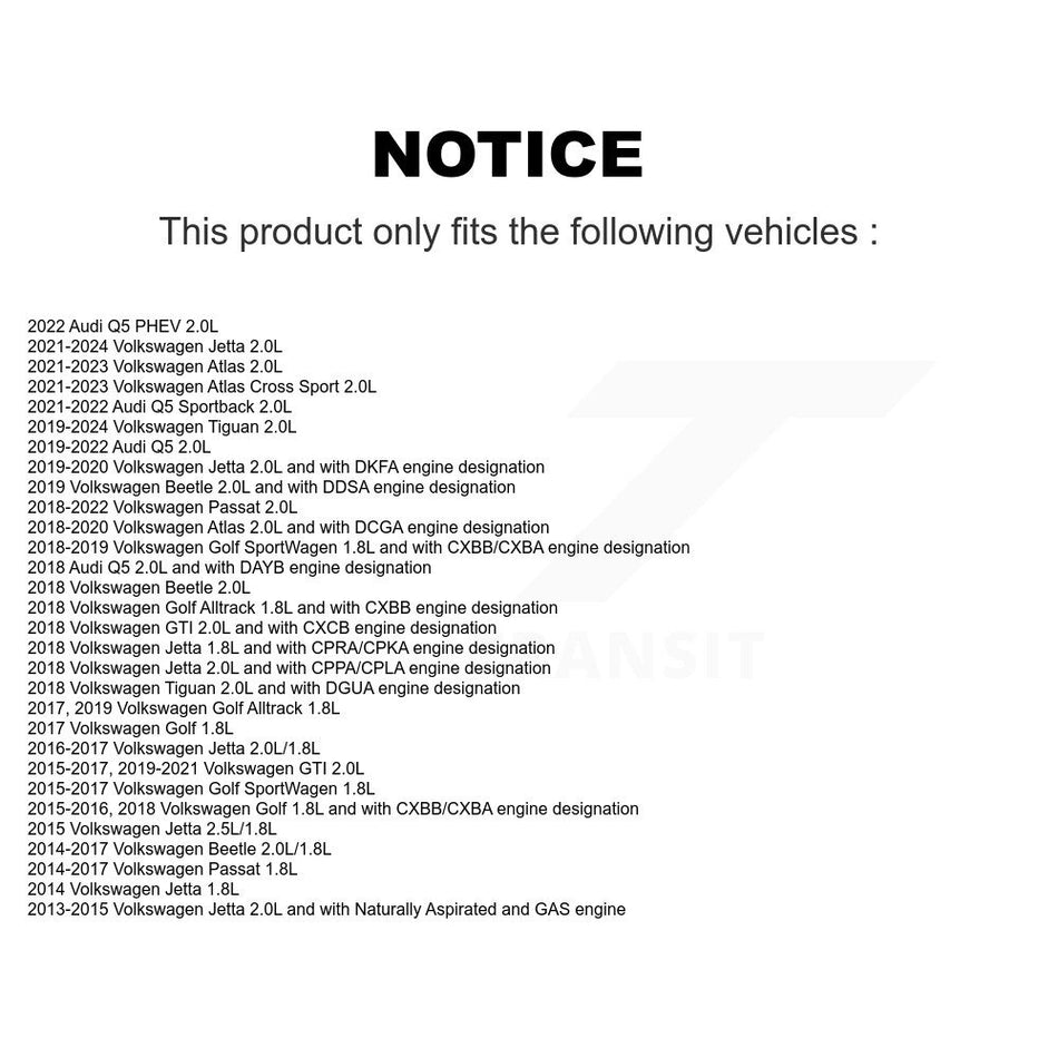 Engine Crankshaft Position Sensor SEN-2CRK0544 For Volkswagen Jetta Tiguan Atlas Golf Audi Q5 Passat