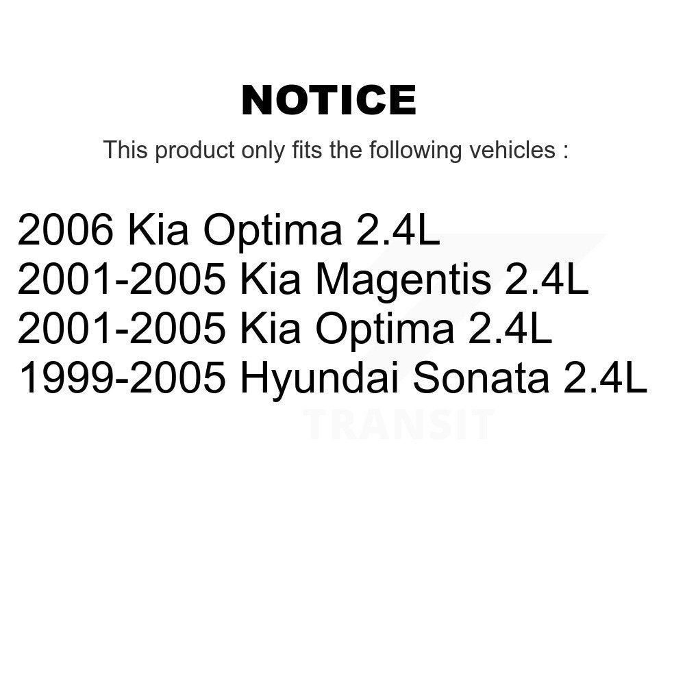 Engine Crankshaft Position Sensor SEN-2CRK0568 For Hyundai Sonata Kia Optima Magentis 2.4L