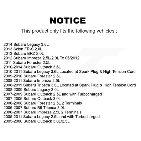 Engine Coolant Temperature Sensor SEN-2CTS0056 For Subaru Outback Impreza Forester Legacy Tribeca B9
