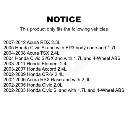 Ignition Knock (Detonation) Sensor SEN-2KNC0006 For Honda CR-V Civic Accord Acura RDX Element TSX
