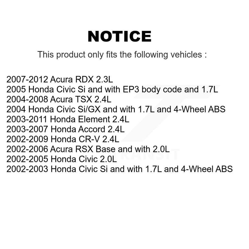 Ignition Knock (Detonation) Sensor SEN-2KNC0006 For Honda CR-V Civic Accord Acura RDX Element TSX