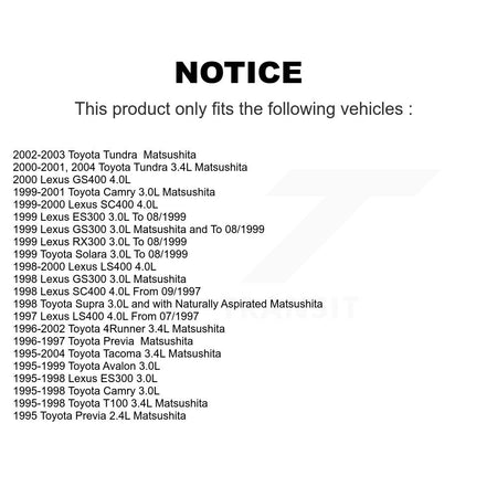 Ignition Knock (Detonation) Sensor SEN-2KNC0063 For Toyota Camry 4Runner Tacoma Tundra Lexus ES300