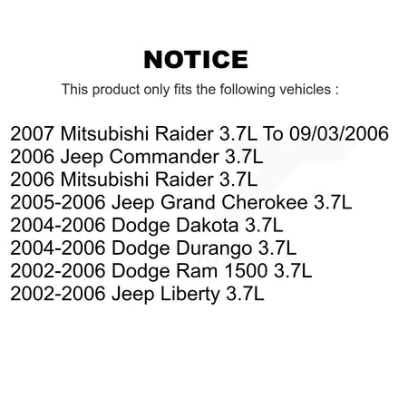 Ignition Knock (Detonation) Sensor SEN-2KNC0210 For Dodge Ram 1500 Jeep Liberty Dakota Grand Durango