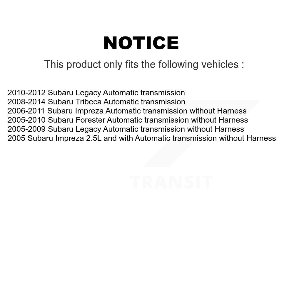 Vehicle Speed Sensor SEN-2VSS0540 For Subaru Impreza Forester Legacy Tribeca