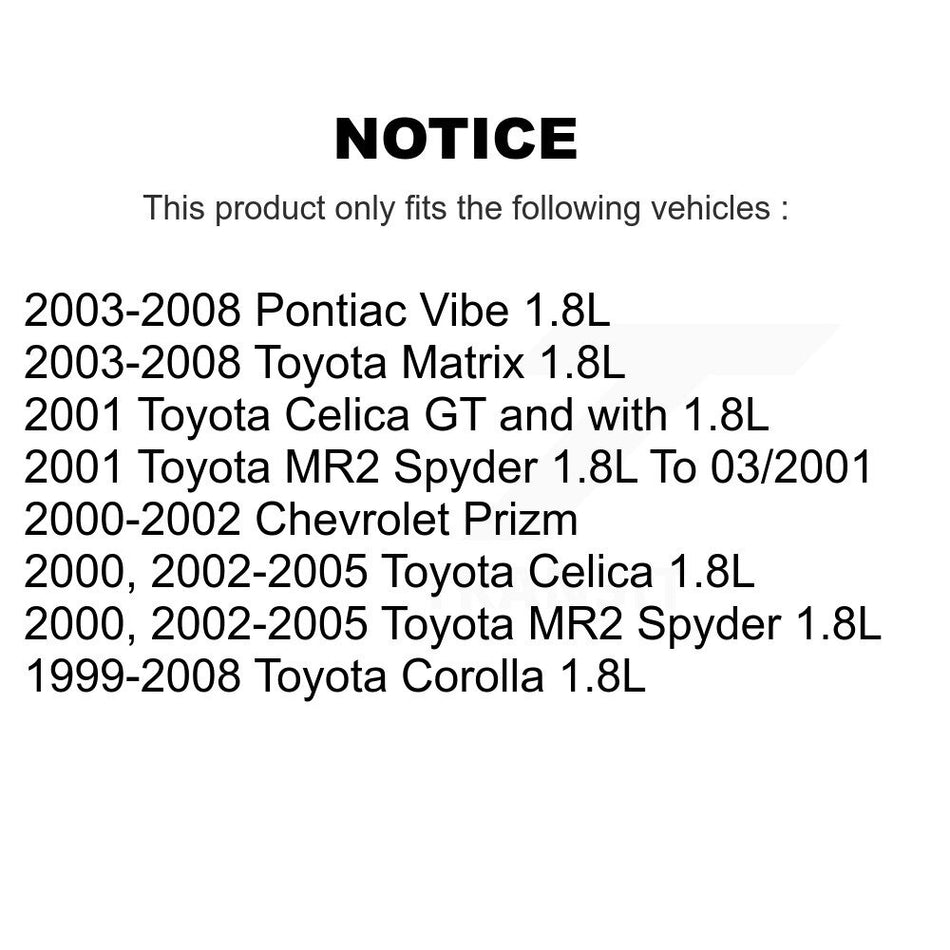 Engine Variable Valve Timing (VVT) Solenoid SEN-2VTS0003 For Toyota Corolla Matrix Pontiac Vibe MR2