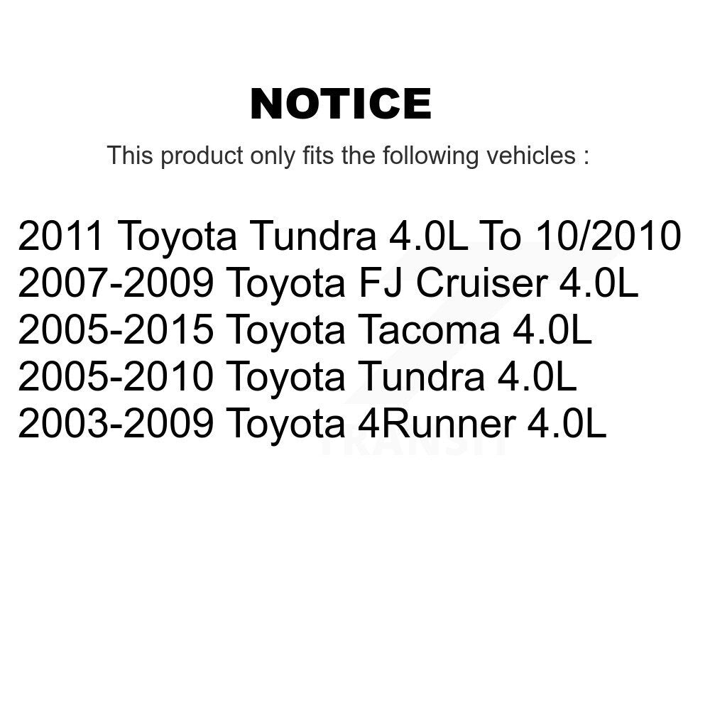 Left Engine Variable Valve Timing (VVT) Solenoid SEN-2VTS0018 For Toyota Tacoma Tundra 4Runner FJ