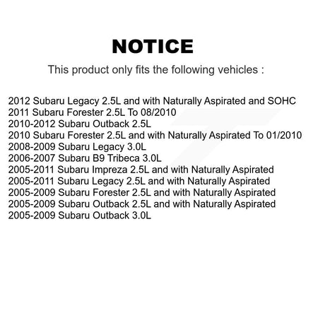 Engine Variable Valve Timing (VVT) Solenoid SEN-2VTS0020 For Subaru Impreza Forester Outback Legacy