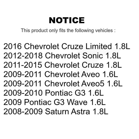 Engine Variable Valve Timing (VVT) Solenoid SEN-2VTS0032 For Chevrolet Cruze Sonic Limited Aveo G3