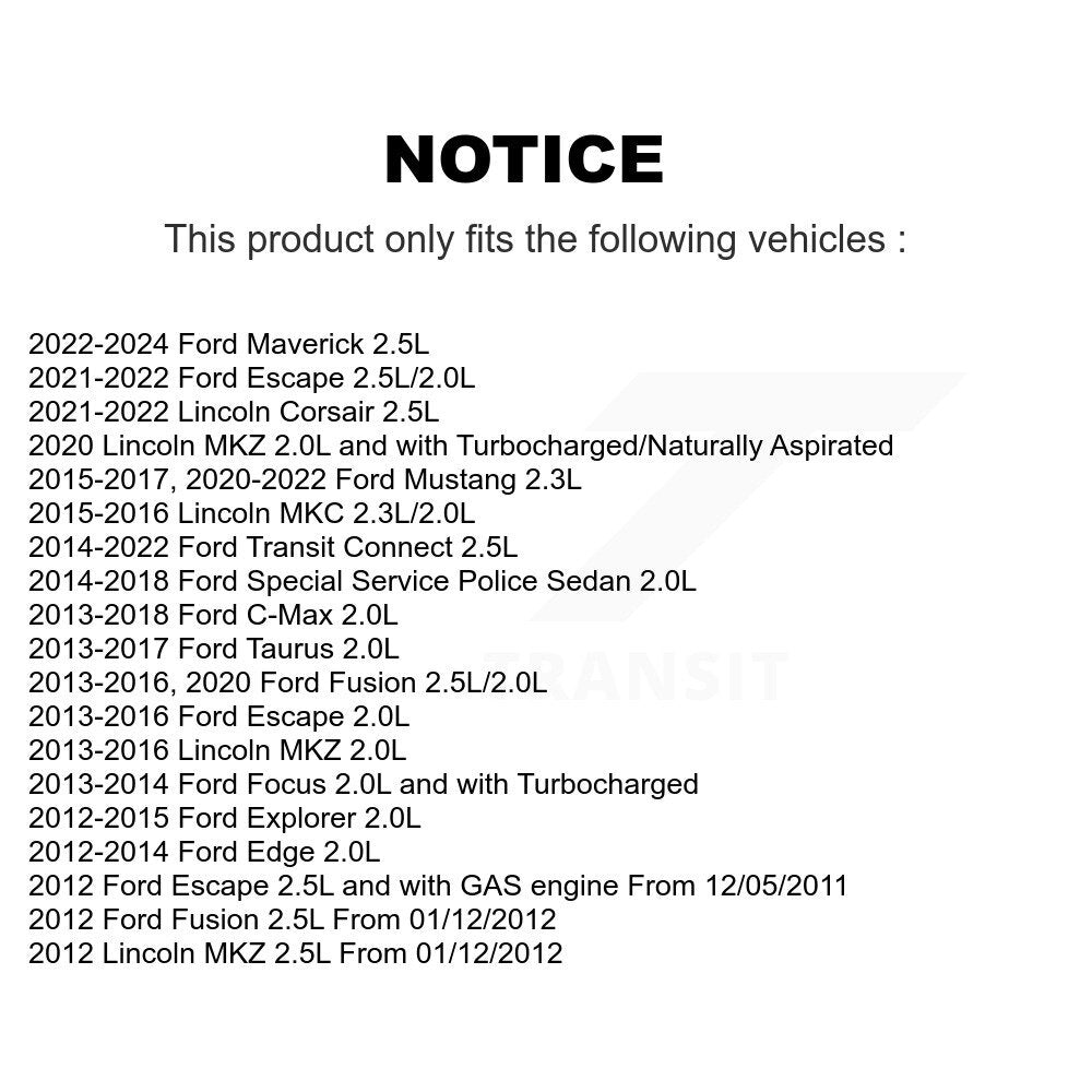 Engine Variable Valve Timing (VVT) Solenoid SEN-2VTS0042 For Ford Escape Fusion Focus Edge Mustang