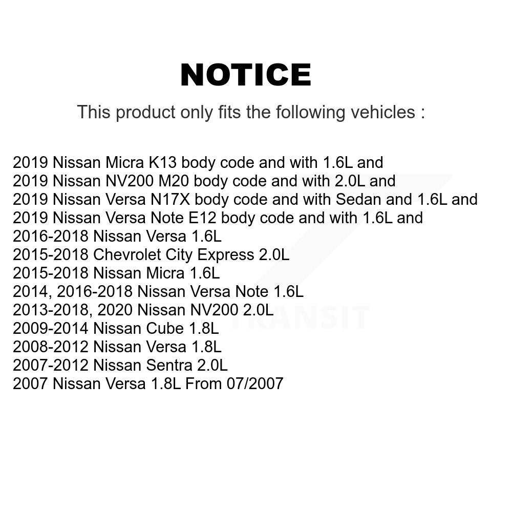 Engine Variable Valve Timing (VVT) Solenoid SEN-2VTS0065 For Nissan Versa Micra Sentra Note NV200
