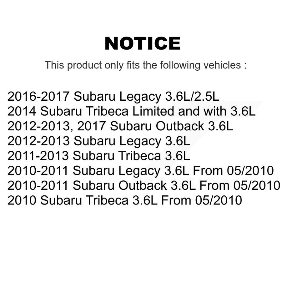 Engine Variable Valve Timing (VVT) Solenoid SEN-2VTS0078 For Subaru Outback Legacy Tribeca