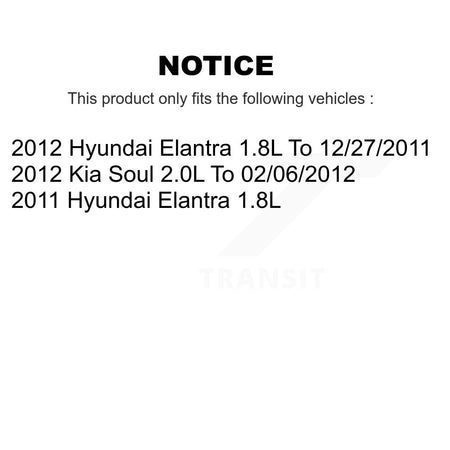 Intake Engine Variable Valve Timing (VVT) Solenoid SEN-2VTS0108 For Hyundai Elantra Kia Soul