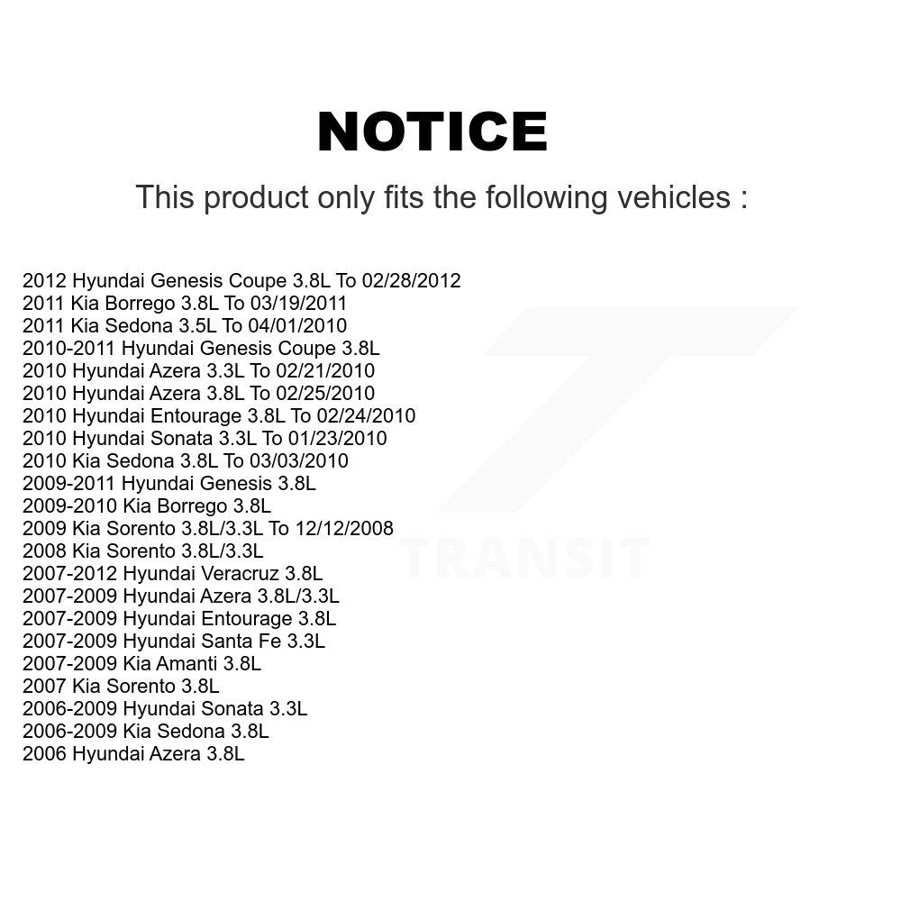 Engine Variable Valve Timing (VVT) Solenoid SEN-2VTS0115 For Hyundai Santa Fe Sonata Kia Sedona