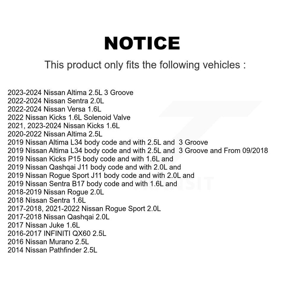 Engine Variable Valve Timing (VVT) Solenoid SEN-2VTS0267 For Nissan Kicks Rogue Sport Qashqai Sentra