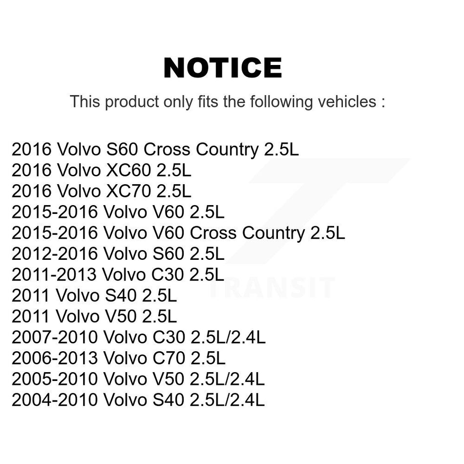 Intake Engine Variable Valve Timing (VVT) Solenoid SEN-2VTS0451 For Volvo S60 S40 C30 V50 C70 V60