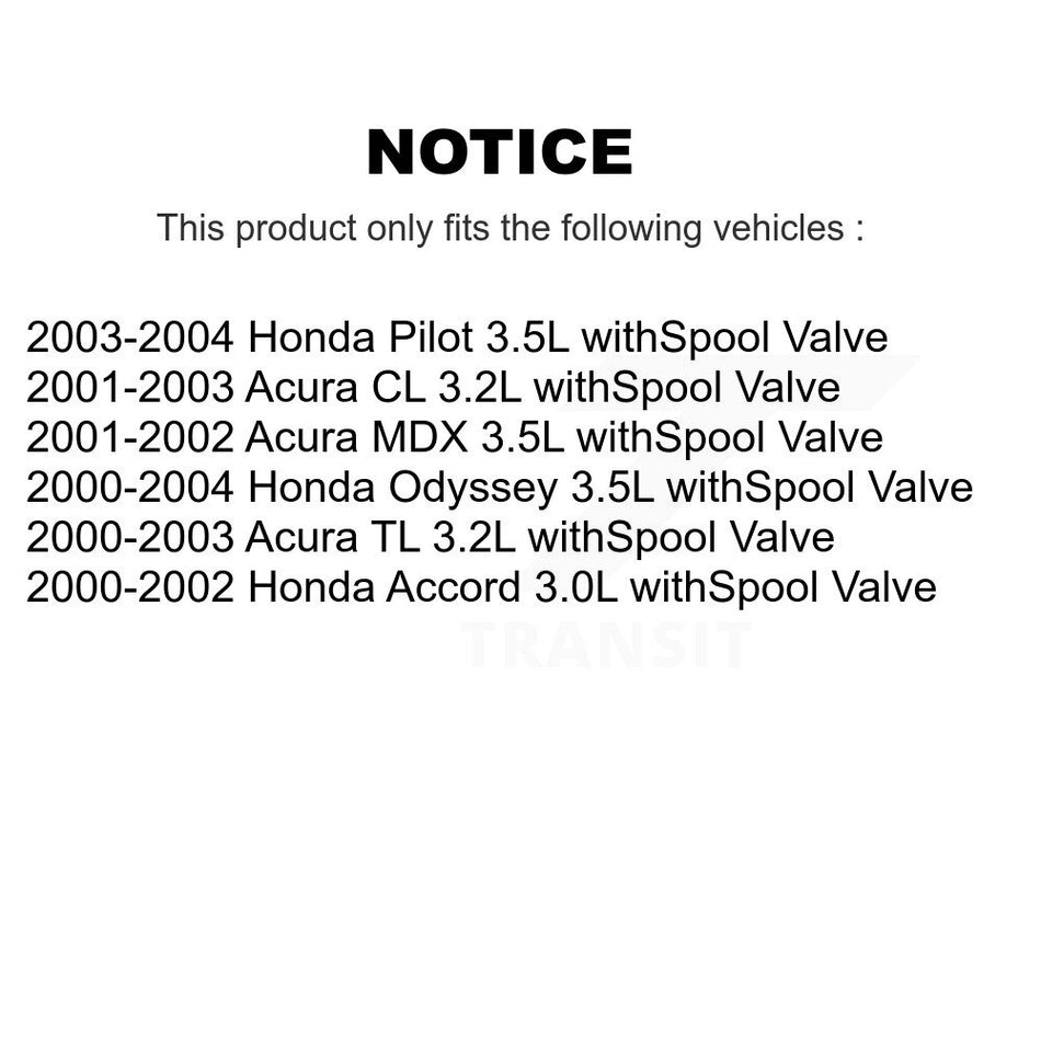 Engine Variable Valve Timing (VVT) Solenoid SEN-2VTS0496 For Honda Accord Odyssey Acura Pilot TL MDX