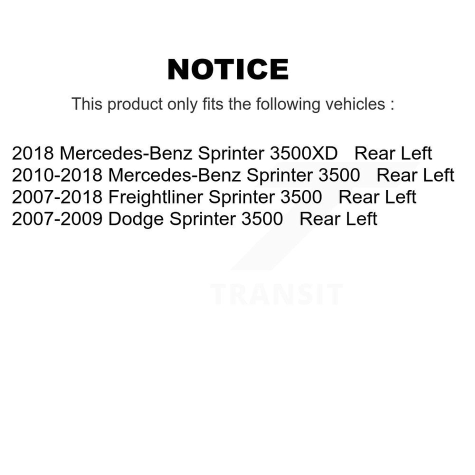 Rear Left (Driver Side) Disc Brake Caliper SLC-18B5064 For Sprinter 3500 Mercedes-Benz Freightliner Dodge 3500XD