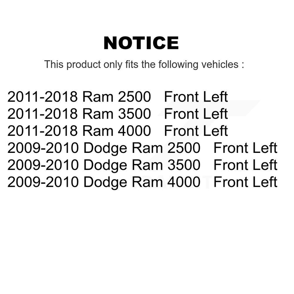 Front Left (Driver Side) Disc Brake Caliper SLC-18B5173 For Ram 2500 3500 Dodge 4000