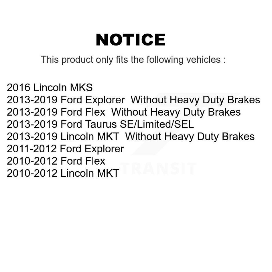 Rear Left Disc Brake Caliper SLC-18B5263 For Ford Explorer Flex Taurus Lincoln MKT MKS