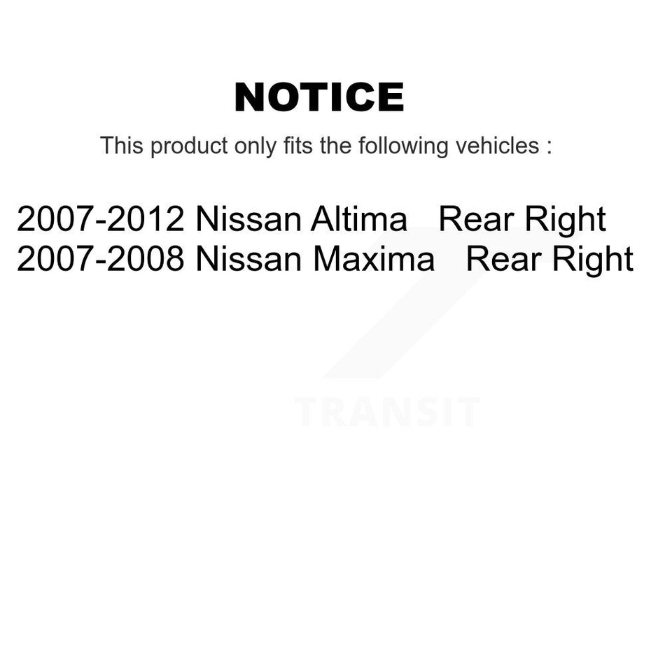 Rear Right (Passenger Side) Disc Brake Caliper SLC-19B2781A For Nissan Altima Maxima