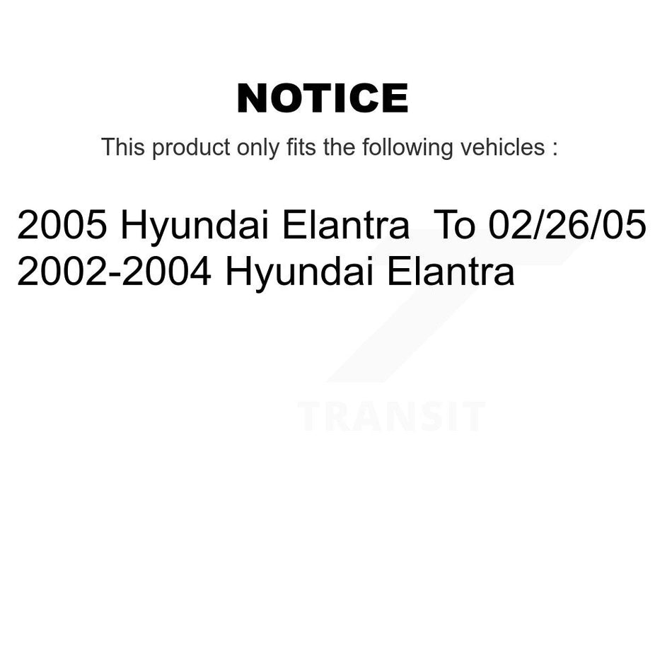 Front Left Disc Brake Caliper SLC-19B2848 For Hyundai Elantra