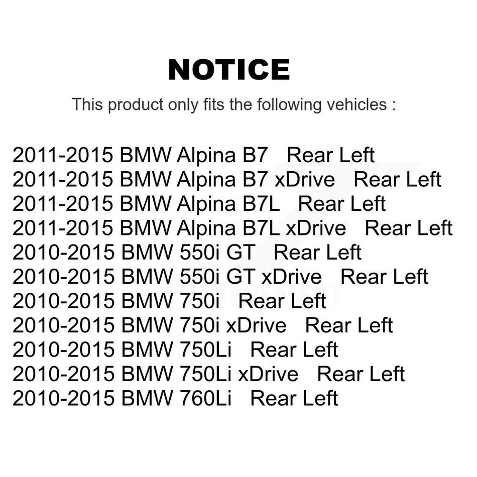 Rear Left (Driver Side) Disc Brake Caliper SLC-19B6111 For BMW 750Li xDrive 750i 550i GT Alpina B7 760Li B7L