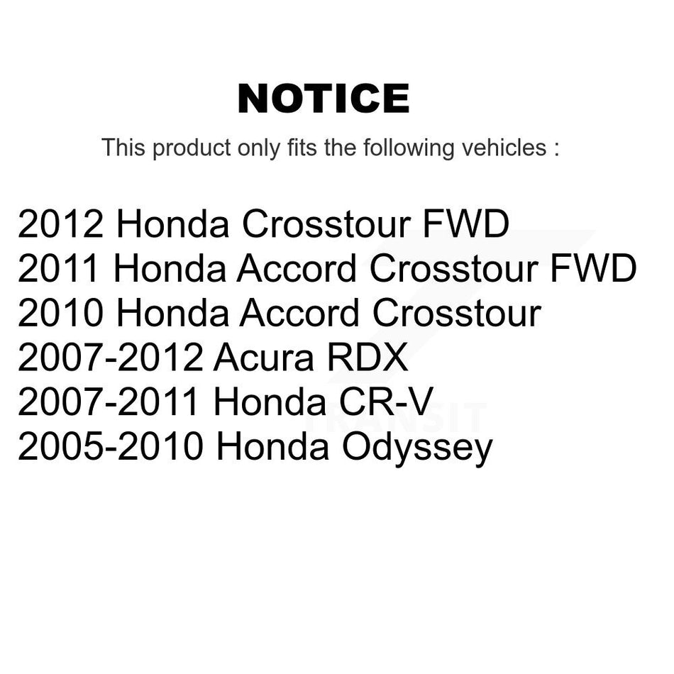 Front Ceramic Disc Brake Pads TEC-1089 For Honda CR-V Odyssey Acura RDX Accord Crosstour