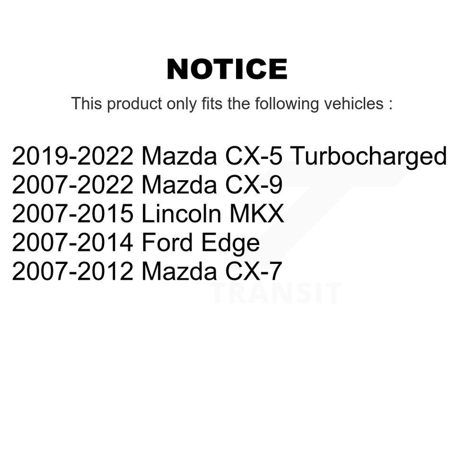 Front Ceramic Disc Brake Pads TEC-1258 For Ford Edge Mazda CX-9 Lincoln MKX CX-7 CX-5