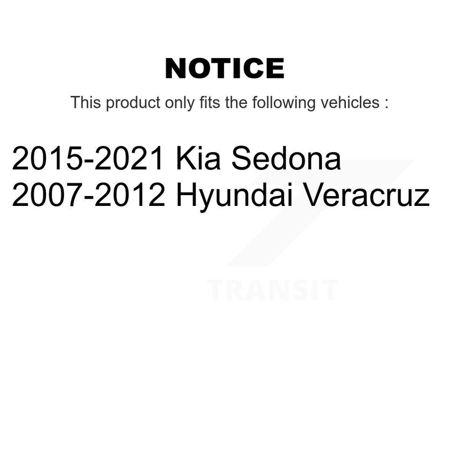 Rear Ceramic Disc Brake Pads TEC-1302 For Kia Sedona Hyundai Veracruz