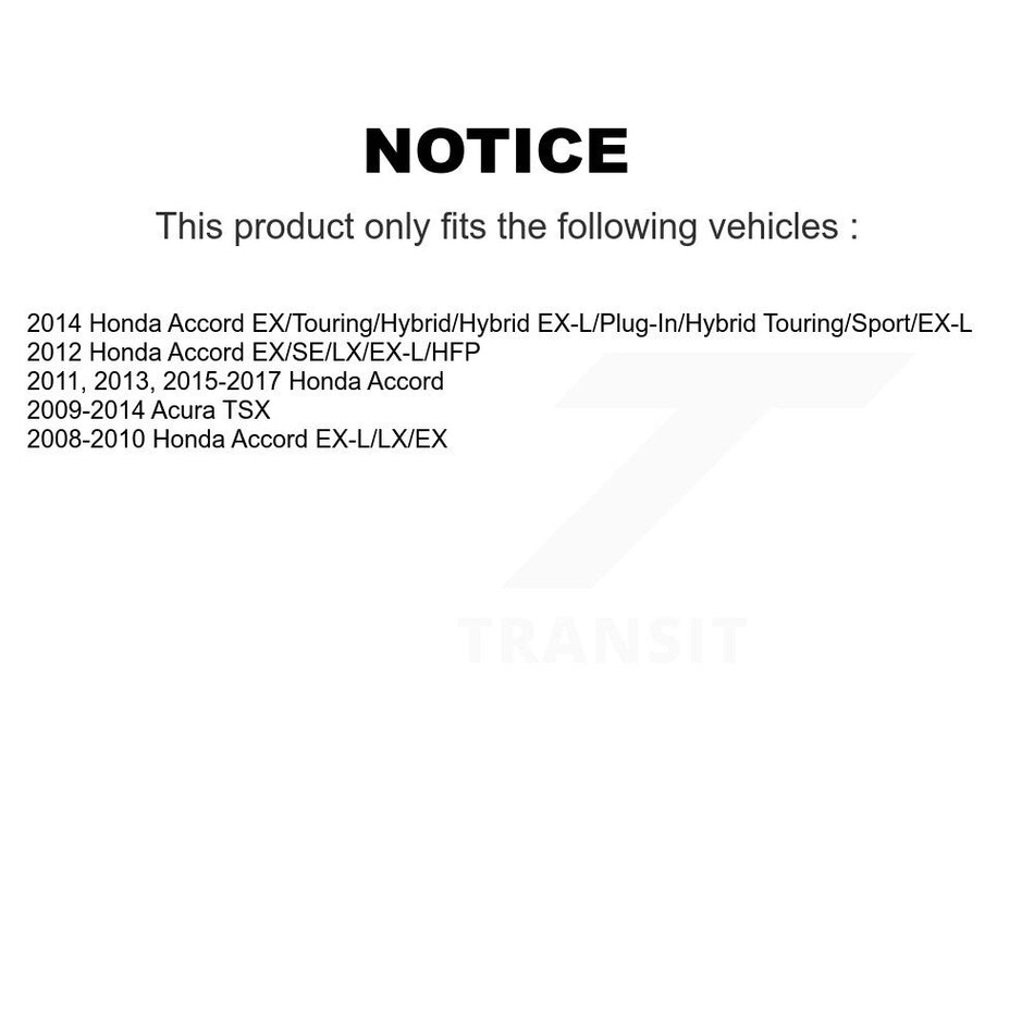 Rear Ceramic Disc Brake Pads TEC-1451 For Honda Accord Acura TSX